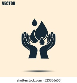 water care vector icons