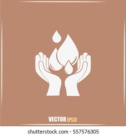 water care vector icons