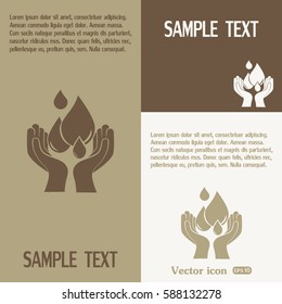 water care vector icons