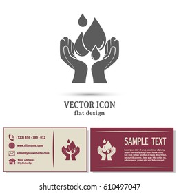 water care vector icons