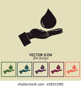 water care vector icons