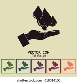 water care vector icons