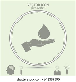 water care vector icons