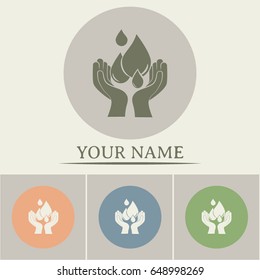 water care vector icons
