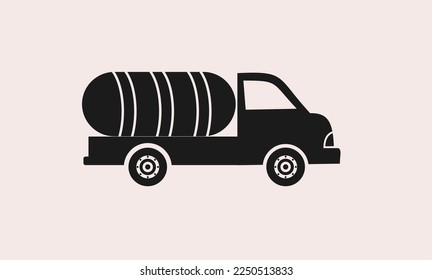 water carrier car icon, suitable to be used as your water delivery icon.