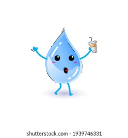 water character designs with funny and cute facial expressions
