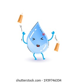 water character designs with funny and cute facial expressions