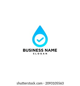 Water Check Logo Vector, Images And Stock Photos