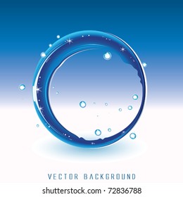 Water Circle Background