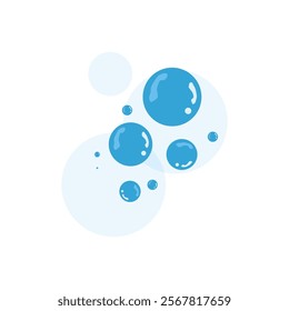 Water Circle Drop Vector Illustration