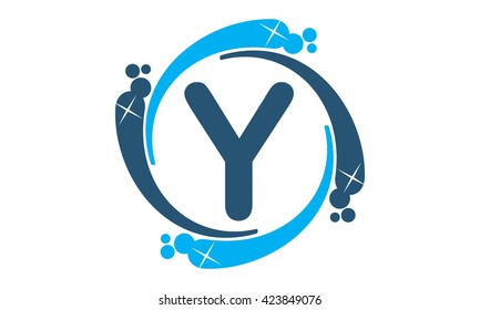 Water Clean Service Abbreviation Letter Y
