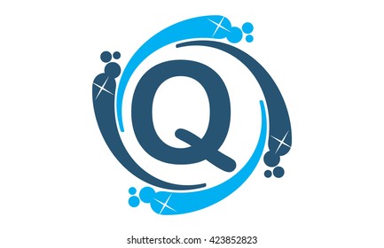 Water Clean Service Abbreviation Letter Q