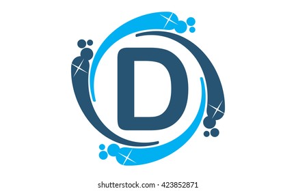 Water Clean Service Abbreviation Letter D
