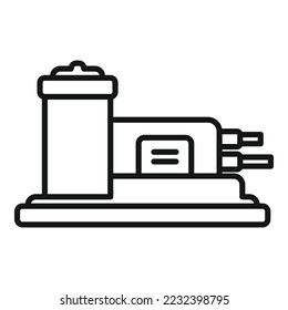 Water cleaner icon outline vector. Pool pump. Travel swim