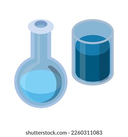 Water cleaning systems composition with view of purification equipment isolated on blank background vector illustration
