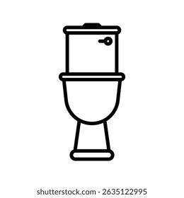 Water Closet icon on white background