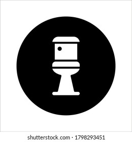 Water Closet icon. toilet Vector Illustration on white background