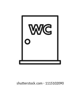 water closet vector icon