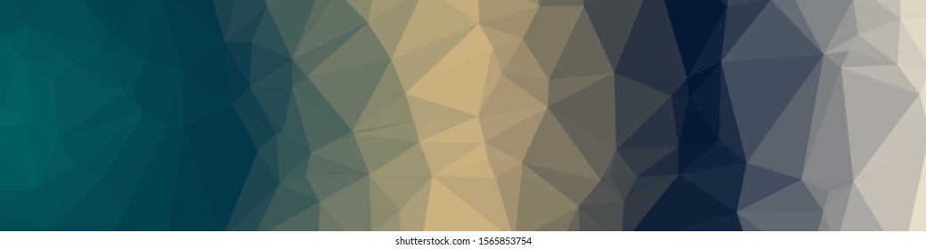 water Color Abstract trianglify Generative Art background illustration