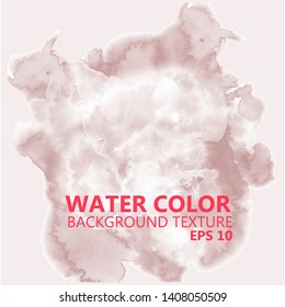 Water Color Background Texture Eps 10 Vector Template Design Illustration
