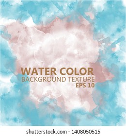 Water Color Background Texture Eps 10 Vector Template Design Illustration