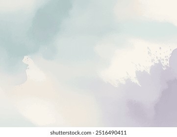 Water Color Background Vector Design
