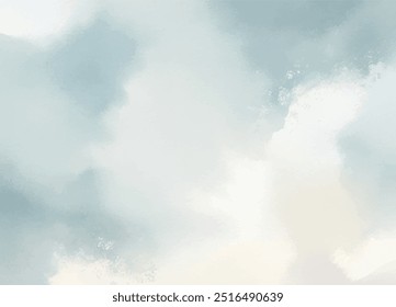 Water Color Background Vector Design