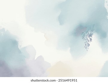 Water Color Background Vector Design