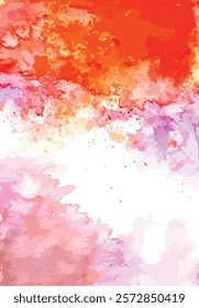 Water color bg, Orange bg , red bg, Abstract background, abstract art, abstract painting