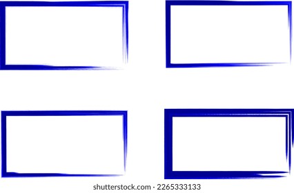 water color brush set vector design 