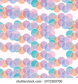 water color circle balloon type pattern