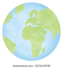Water color earth environmental day