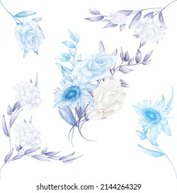 water color flower print template