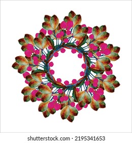 water color frame design abstract  design