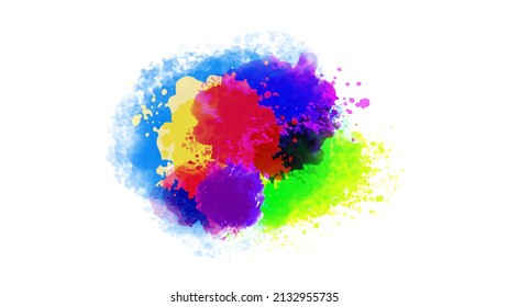 Water color illustration vector of set