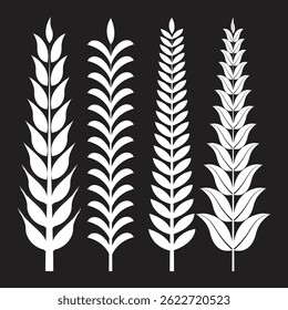 Water color leaf laurel vector icon vector design. 