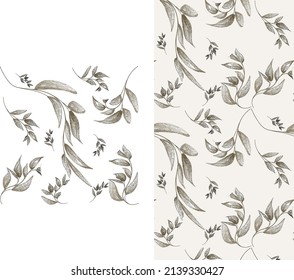 Aquarellblatt-Textur-Vektorgrafik