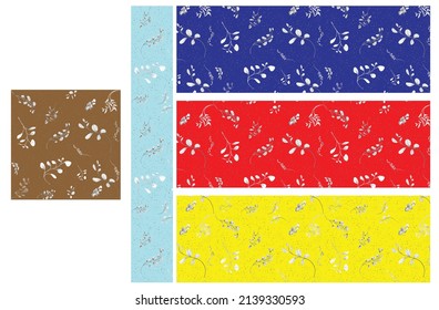 Water color leaf texture vector