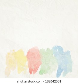 Water color like cloud on old paper texture background. + EPS10 vector file