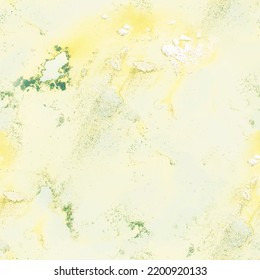 Water Color Metal Rust. Marble Gold Repeat. Foil Ink Paint. Modern Seamless Painting. Stone Seamless Texture. Green Marble Watercolor. Foil Oriental Background. Golden Ink Canvas. Watercolor Vector