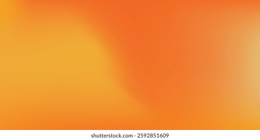Water color orange gradient vector background simple cloud abstract modern