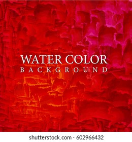 Water Color  Red Background abstract Effect