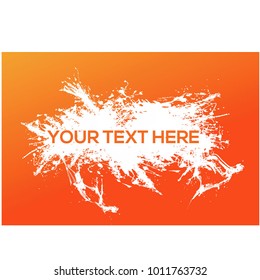 Water color splash background vector