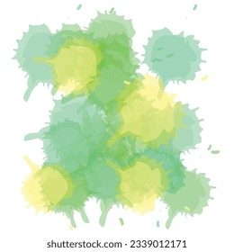 plantilla de color de agua, fondo de color de agua diferente, fondo de historietas y dibujos animados, color de pincel, diseño de arte vectorial