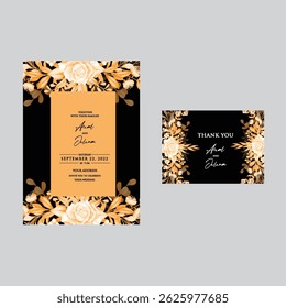 Textura de la acuarela Vector decorativo Plantilla rústica elegante
