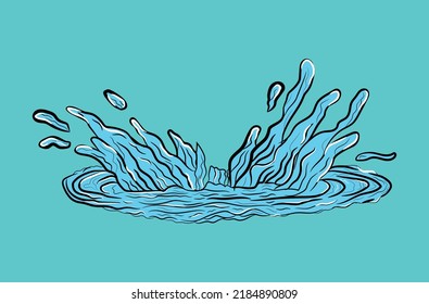 Water color vector design file