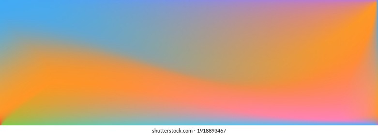 Water Colorful Horizontal Lines Backdrop. Vivid Vibrant Rainbow Smooth Surface Illustration. Natural Color Wavy Gradient Mesh. Blank  Ocean Office Background. Bright Sea Wavy Gradient Mesh.