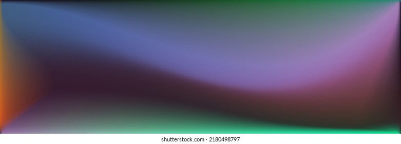 Water Colorful Smooth Surface Backdrop. Sea Dark Multicolor Blurred Texture Illustration. Natural  Blank Blurred Background. Neon Vibrant Wavy Gradient Mesh. Bright Ocean Wavy Gradient Mesh.