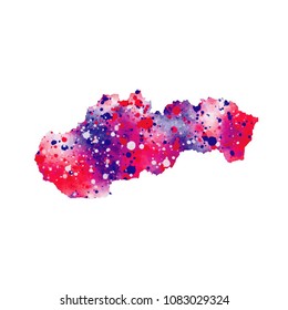 water colors Design of flag colors vector Illustration