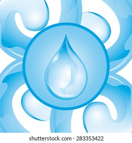 water concept design, vector illustration eps10 graphic 
